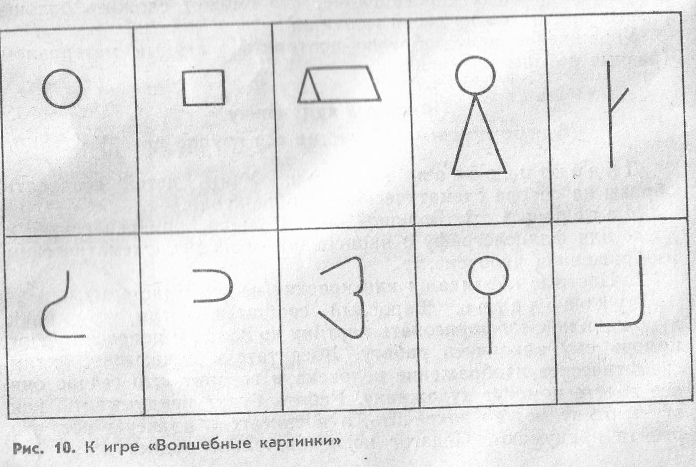 Игра запомни картинки средняя группа